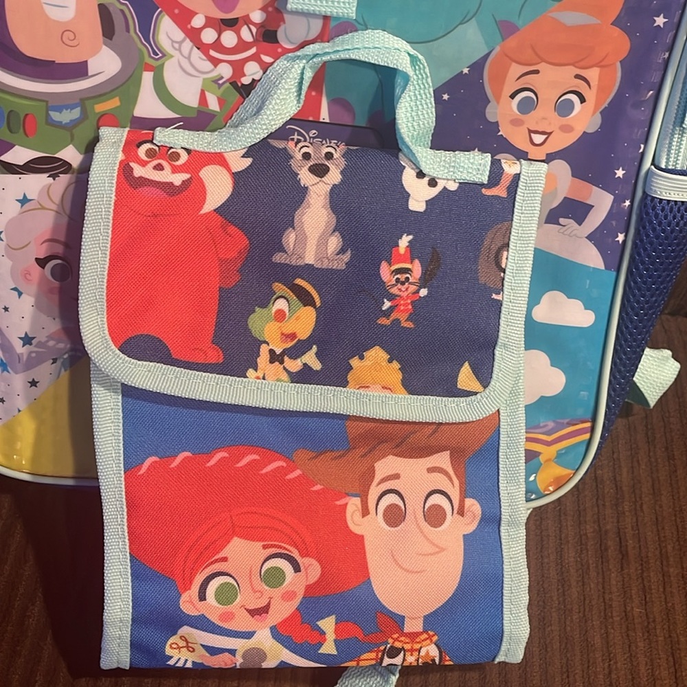 Disney Kids 4-Piece Backpack Set - Blue and Multicolor - Picture 2 of 8
